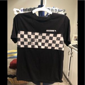 Abercrombie kids black tee shirt size 11/12